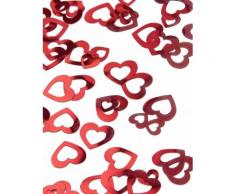 Coriandoli rossi a forma di cuore