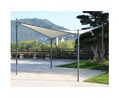 Gazebo a vela in metallo ''OVAR'' 3,5X3,5 m