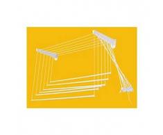 Stendibiancheria da parete lunghezza 120 cm