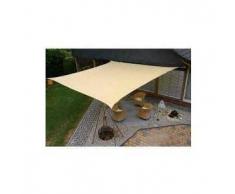 Vela ombreggiante quadrata Ecrù 3,6x3,6 m