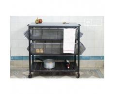 chehoma Carrello da cucina Bluestone in stile vintage