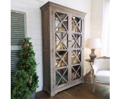 Mobile vetrina NATURAL GREY 112x38xh.195cm
