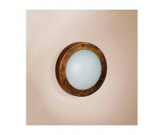 Linea Light Group Applique ll-boat tonda classica lampada parete sofftto metallo vetro bagno ip44