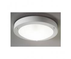 Linea Light Group Applique ll-boat tonda moderna lampada parete sofftto metallo vetro bagno ip44