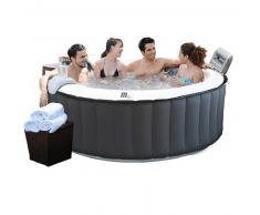 Mspa Piscina Idromassaggio Gonfiabile Da Esterno Rotonda 4 Posti