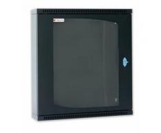 Armadio Rack 19" Flat a muro p.15cm 12 unità sezione unica Grigio Techly Professional I-CASE EC-1215G