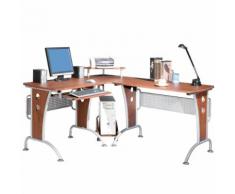 Scrivania per Computer Angolare in Ciliegio Techly ICA-TB 3806A