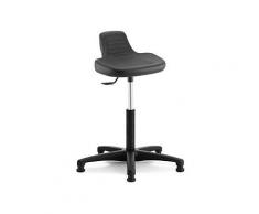 Sgabello girevole con rotelle