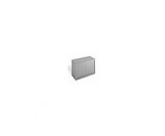 STEELBOX Armadio a serrandina 100x45x87 con top