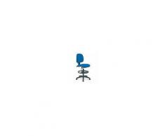 MIX UFFICIO Sgabello APUS base nylon con ruote blu