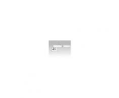 PuntoItalia Lampada Da Bagno Applique Cromo Orientabile Vetro Satinato 2xg9 28w Incluse Ap/pu1482