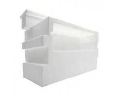 PEDRALI bancone TETRIS (Bianco - Polietilene)