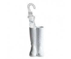 SELETTI vaso / portaombrelli RAINBOOTS (Bianco - Porcellana)