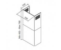 AIRMEC kit camino per cappa MILLENNIUM KCQAN.00#3 (Inox - Acciaio)
