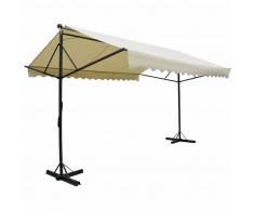 vidaXL Tenda da Sole a Gazebo 4x3 m Crema