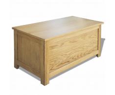 vidaXL Cassapanca in Quercia 90x45x45 cm