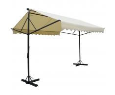 vidaXL Tenda da Sole a Gazebo 3x3 m Crema