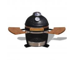 vidaXL Barbecue Kamado in ceramica griglia fumatore 44 cm