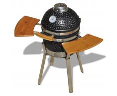 vidaXL Barbecue Kamado in ceramica griglia fumatore 76 cm