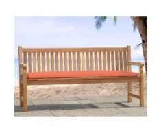 Cuscino da esterno - Per panchina Toscana - 160cm - 160x50x5cm - Color terracotta