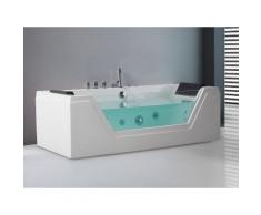 Vasca da bagno rettangolare in acrilico con idromassaggio - SAMANA
