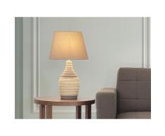 Lampada - Da tavolo - Da comodino - Colore marrone - TORMES