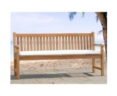 Cuscino da esterno - Per panchina da giardino - 169x50x5cm - Beige