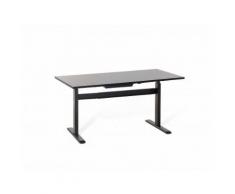 Tavolo scrivania nero motorizzato regolabile in altezza - 160x80cm - LIFT