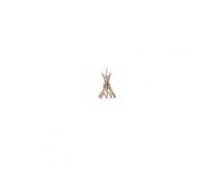 Ideal Lux Sospensione id-driftwood sp1 e27 led legno naturale tessuto canvas lampadario