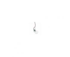 Ideal Lux Sospensione id-radio 113333 sp1 e27 led metallo cromo bianco nero opaco moderno