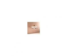 Due P Illuminazione Lampadario dp-chiara sm 28 cm e27 led sospensione ceramica piatto ondulato