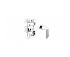 Scrivania design laccata bianca T-MAX