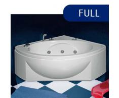giordanoshop.com Vasca Da Bagno Idromassaggio Angolare 130x130 Cm Full Made In Italy Personalizzabile