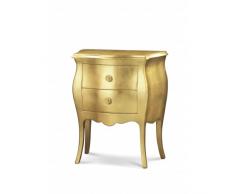 COMODINO ART. 1252 LACCATO ORO