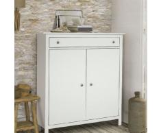 SCARPIERA 2 PORTE SCICLI BIANCO OPACO