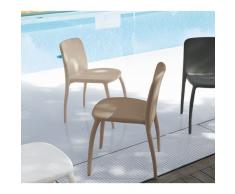 Sedia LINZ in poliuretano e rivestita in soft touch
