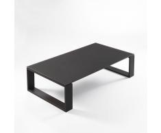 TAVOLINO ADONE 130 con struttura in acciaio verniciato e top in vetro acidato e colorato dello stesso colore della struttura