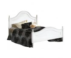 LETTO MATRIMONIALE MORGHELLA BIANCO OPACO
