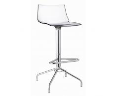 SGABELLO DAY ANTISHOCK IN POLICARBONATO VARI COLORI CON BASAMENTO GIREVOLE