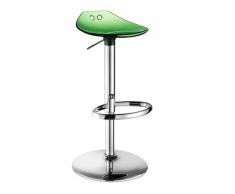 SGABELLO FROG UP IN POLICARBONATO VARI COLORI CON BASAMENTO GIREVOLE E REGOLABILE IN ALTEZZA