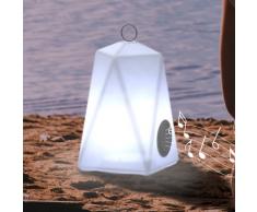 Lampada luminosa FARALAY da esterni anche in versione MUSIC ZONE