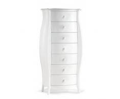 SETTIMINO VANITY BIANCO OPACO