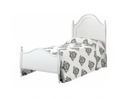 Letto singolo MORGHELLA bianco opaco