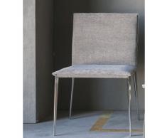 Sedia imbottita Bianca Lounge