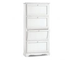 SCARPIERA 4 PORTE VENICE BIANCO OPACO