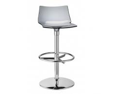 SGABELLO DAY TWIST IN POLICARBONATO VARI COLORI CON BASAMENTO GIREVOLE