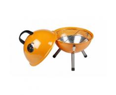 Barbecue da tavolo arancione
