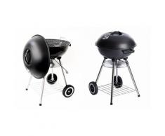Barbecue tondo con ruote