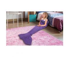 1x Coperta coda di sirena per bambini - Viola