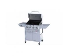 BBQ Gas Grill Silver
